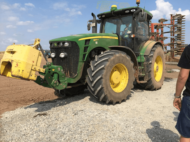 Traktor beim Ferienprogramm